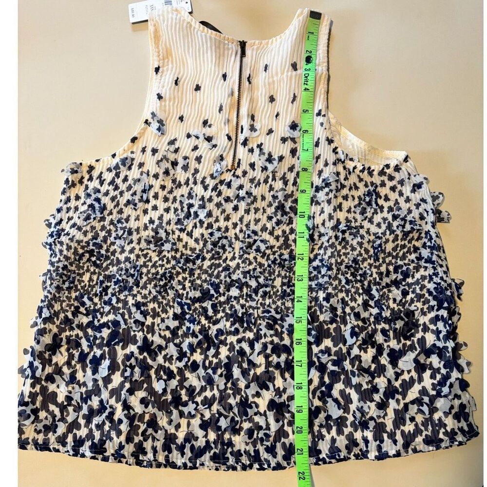 NWT Anthropologie Forever That Girl 3D Butterfly Ribbed Tank Top Sz XXS P - Picture 6 of 9